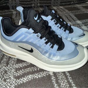 Nike Air Max Sneakers in Light Blue and Black